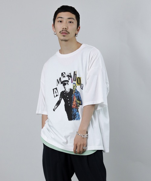 Iroquois（イロコイ）の「RUDE BOY BIG T（Tシャツ/カットソー・メンズ・ホワイト・1/2/3）」の2枚目の写真