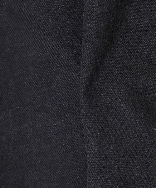 GOLD（ゴールド）の「GOLD / ゴールド：COTTON / SILK NEP TWILL BLOUSE：22A-GL15038[MUS]（デニムジャケット・メンズ・ブラック・L/M）」の13枚目の写真