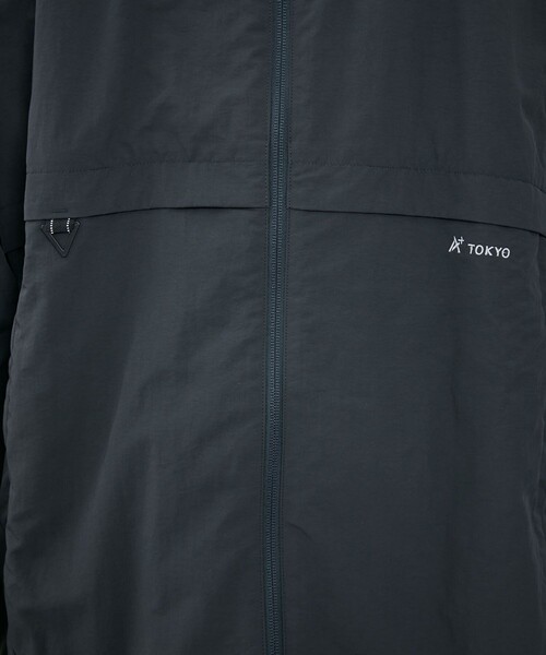 CITY TOKYO（シティトウキョウ）の「WARM UP　トラックジャケット（ブルゾン・メンズ・ダークグレー/オフホワイト/グリーン系その他・2/1）」の15枚目の写真