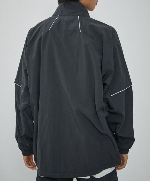 CITY TOKYO（シティトウキョウ）の「WARM UP　トラックジャケット（ブルゾン・メンズ・ダークグレー/オフホワイト/グリーン系その他・2/1）」の19枚目の写真