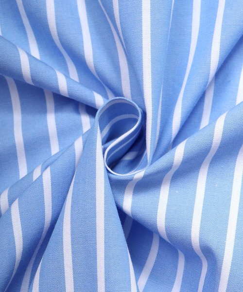 SITRY（シトリー）の「Oversize Drop shoulder Band Collar broadcloth shirt/オーバーサイズ ドロップショルダー バンドカラー ブロード シャツ（シャツ/ブラウス・メンズ・ホワイト/ブラック/サックスブルー/グリーン/グレイッシュベージュ/ホワイト系その他/パープル系その他/ブルー系その他/イエロー系その他/グリーン系その他/ブラック系その他・M/L/XL）」の18枚目の写真