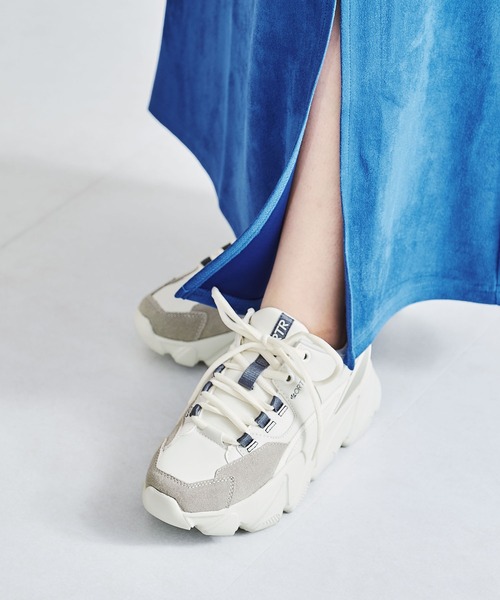 ORTR(オーアールティーアール)の「ボリュームソール配色スニーカー OT3722(スニーカー・レディース・ベージュ/グレー/ピンク・40/38/39/41/42/35/36/37/34)」の22枚目の写真