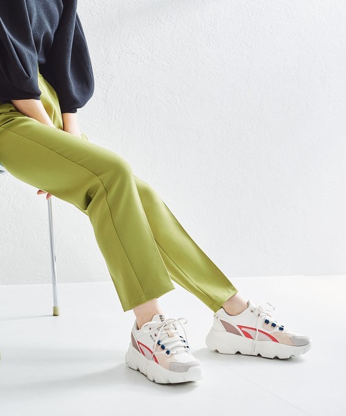 ORTR(オーアールティーアール)の「ボリュームソール配色スニーカー OT3722(スニーカー・レディース・ベージュ/グレー/ピンク・40/38/39/41/42/35/36/37/34)」の19枚目の写真