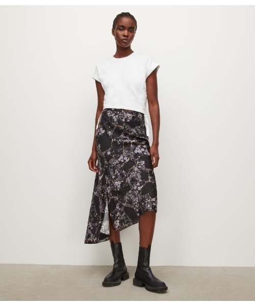 ALLSAINTS（オールセインツ）の「LUISA BURUBERU SKIRT | LUISA BURUBERU スカート（スカート・レディース・ブラック・6/4/10/8）」の4枚目の写真