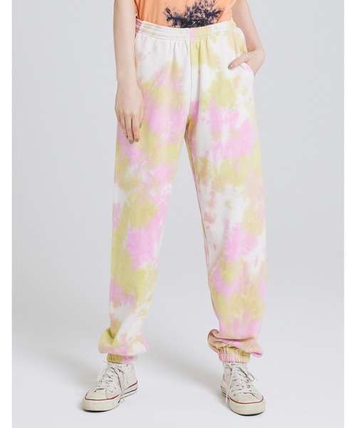 Little sunny bite（リトルサニーバイト）の「Tie-dye sweat pants（スウェットパンツ・レディース・パープル/ピンク/オレンジ・SMALL/MEDIUM）」の3枚目の写真