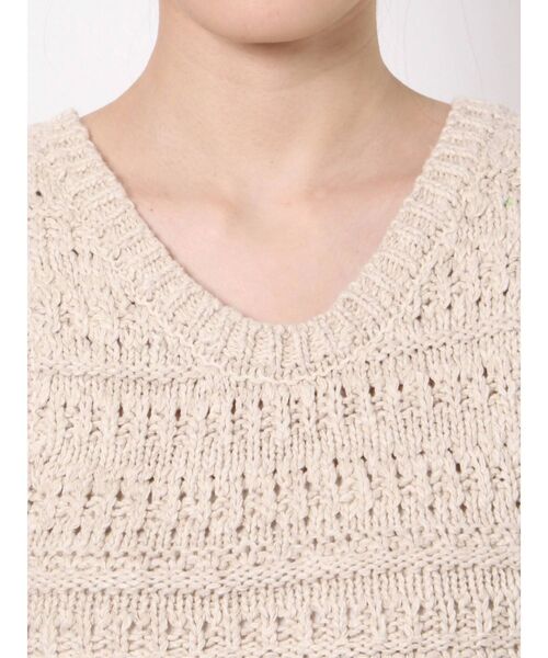 Ungrid（アングリッド）の「スラブニットタンクトップ（ニット/セーター・レディース・アイボリー/グリーン系その他/ブラウン・FREE）」の17枚目の写真