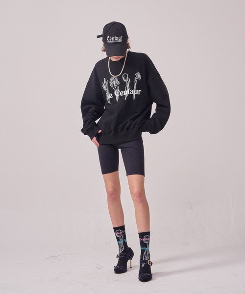THE CENTAUR(ザセントール)の「A'GEM/9 × .kom『THE CENTAUR/ザセントール』FOUR BEAUTIES SWEATSHIRT/フォービューティー スウェットシャツ 長袖 プルオーバー(スウェット・レディース・グレー/ピンク/ブルー/ブラック・FREE)」の7枚目の写真