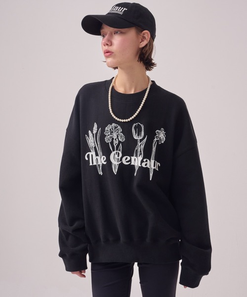 THE CENTAUR(ザセントール)の「A'GEM/9 × .kom『THE CENTAUR/ザセントール』FOUR BEAUTIES SWEATSHIRT/フォービューティー スウェットシャツ 長袖 プルオーバー(スウェット・レディース・グレー/ピンク/ブルー/ブラック・FREE)」の8枚目の写真