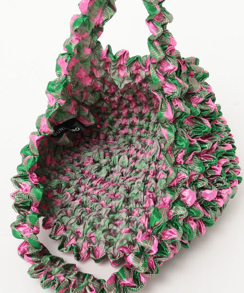 Ray BEAMS(レイビームス)の「BUNZABURO × Ray BEAMS / 別注 Check Peti Bag(トートバッグ・レディース・ブラック/その他/その他1・ONE SIZE)」の12枚目の写真