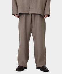 PORT BY ARK | PORT BY ARK / ポートバイアーク：High Density Linen Twill Easy Trousers：PO11-P001[COR](その他パンツ)