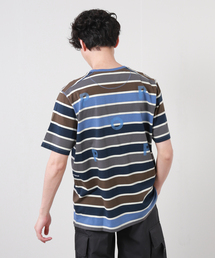 POP TRADING COMPANY | 【POP TRADING COMPANY】ストライプロゴTシャツ(Tシャツ/カットソー)