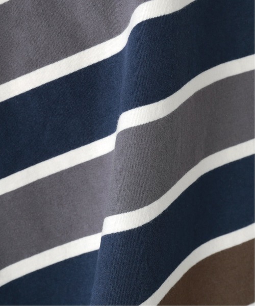 POP TRADING COMPANY（ポップトレーディングカンパニー）の「【POP TRADING COMPANY】ストライプロゴTシャツ（Tシャツ/カットソー・メンズ・サックスブルー・LARGE/X-LARGE）」の16枚目の写真