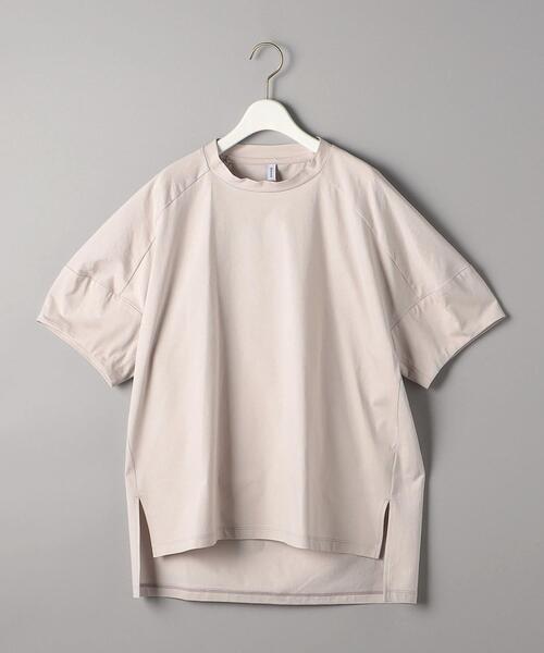 08sircus(ゼロエイトサーカス)の「<08sircus>ショートスリーブ Tシャツ(Tシャツ/カットソー・レディース・オフホワイト/ピンク・1)」の2枚目の写真