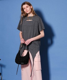 ヘムストラップオーバーTシャツ【MAISON SPECIAL/メゾンスペシャル】
