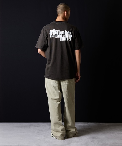 9nine Tシャツ N(N) number nine_T-SHIRT / N(N)ボックスロゴ & ナンバーナイン