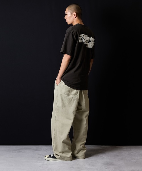 NUMBER (N)INE（ナンバーナイン）の「N(N) number nine_T-SHIRT / N(N)ボックスロゴ & ナンバーナインバックロゴ Tシャツ（Tシャツ/カットソー・メンズ・ホワイト/ブラック/チャコールグレー/ブラック×ブラック・2/4/3/5）」の12枚目の写真