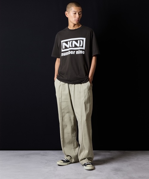 N(N) number nine_T-SHIRT / N(N)ボックスロゴ & ナンバーナインバック
