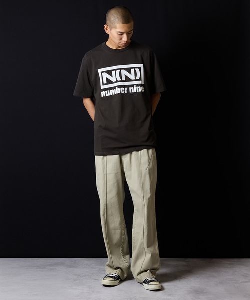 n（n） NUMBER（N）INE ナンバーナイン 編み込み Tシャツ XL 黒 楽天市場】NUMBER (N)INE N(N) number nine_T-SHIRT