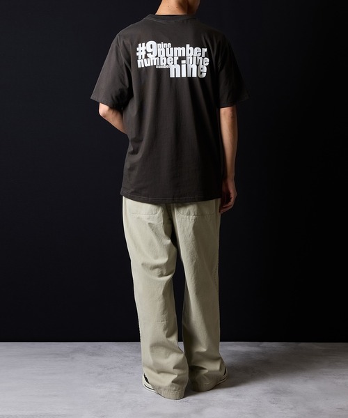 N(N) number nine_T-SHIRT / N(N)ボックスロゴ & ナンバーナインバック