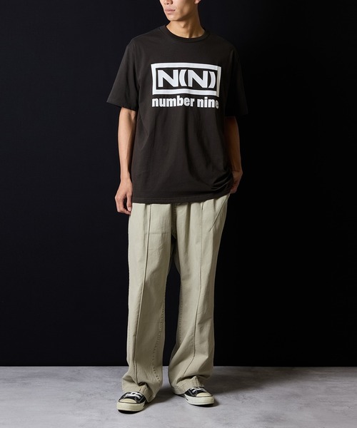 N(N) number nine_T-SHIRT / N(N)ボックスロゴ & ナンバーナインバック