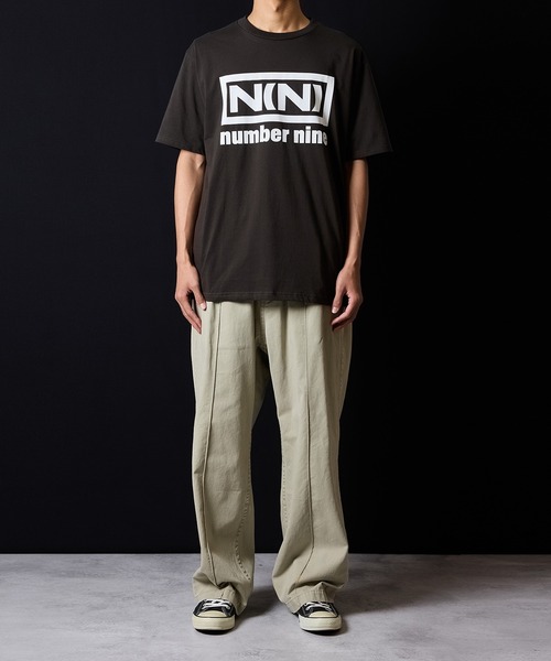 N(N) number nine_T-SHIRT / N(N)ボックスロゴ & ナンバーナインバック