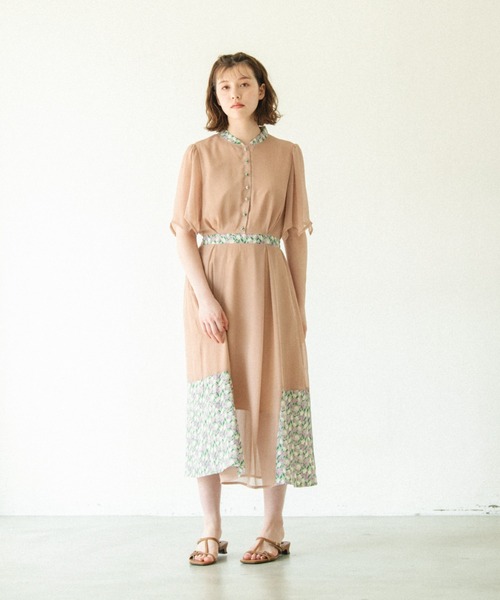 LADYM ラディム トワルドジュイ シフォンワンピース トワルドジュイ