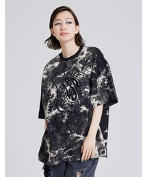 Tie-dye logo big tee