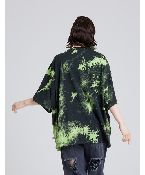 Little sunny bite（リトルサニーバイト）の「Tie-dye logo big tee（Tシャツ/カットソー・レディース・ブラック/ブルー/グリーン・SMALL/MEDIUM）」の7枚目の写真