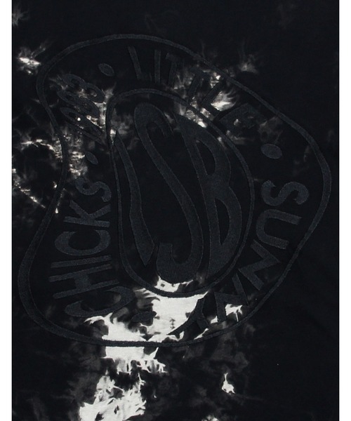 Little sunny bite（リトルサニーバイト）の「Tie-dye logo big tee（Tシャツ/カットソー・レディース・ブラック/ブルー/グリーン・SMALL/MEDIUM）」の11枚目の写真