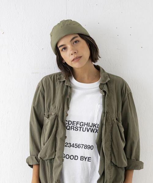 FREAK'S STORE（フリークスストア）の「SUBLIME/サブライム NYLONRIP ROLL CAP（ハンチング/ベレー帽・メンズ・ブラック/ベージュ/ネイビー/オリーブ・ﾌﾘ-）」の4枚目の写真