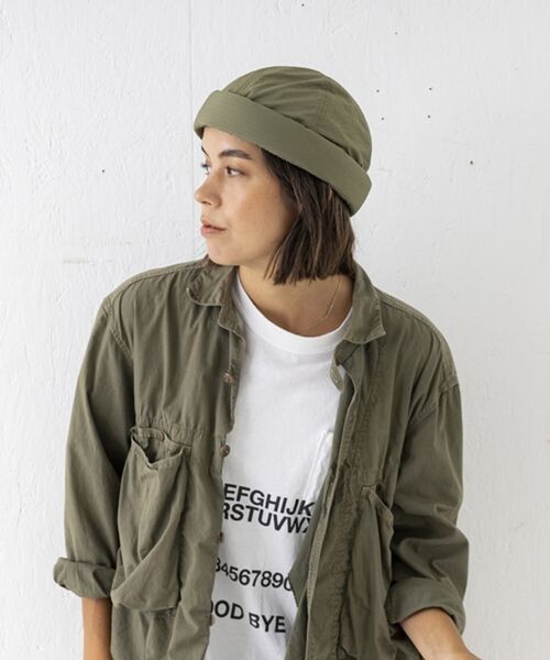 FREAK'S STORE（フリークスストア）の「SUBLIME/サブライム NYLONRIP ROLL CAP（ハンチング/ベレー帽・メンズ・ブラック/ベージュ/ネイビー/オリーブ・ﾌﾘ-）」の5枚目の写真