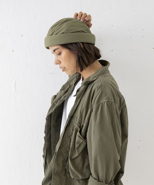 FREAK'S STORE（フリークスストア）の「SUBLIME/サブライム NYLONRIP ROLL CAP（ハンチング/ベレー帽・メンズ・ブラック/ベージュ/ネイビー/オリーブ・ﾌﾘ-）」の7枚目の写真
