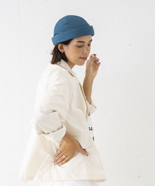 FREAK'S STORE（フリークスストア）の「SUBLIME/サブライム NYLONRIP ROLL CAP（ハンチング/ベレー帽・メンズ・ブラック/ベージュ/ネイビー/オリーブ・ﾌﾘ-）」の8枚目の写真