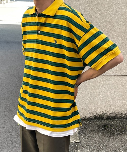 【希少】PorterClassic 半袖ポロシャツイエロー　XLサイズ　日本製 イエロー系 メンズのポロシャツ | 三越伊勢丹オンラインストア