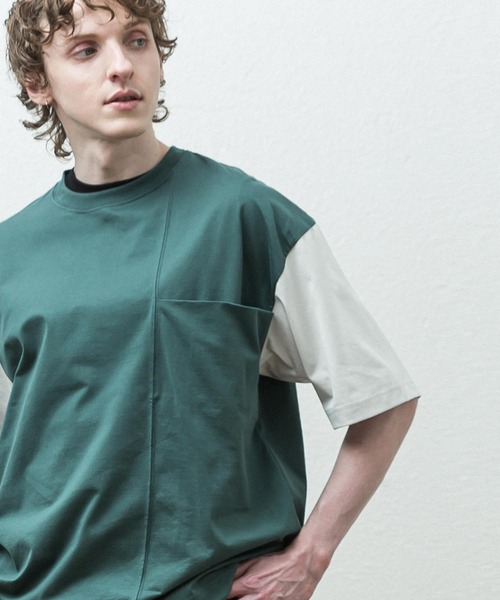 SLICK(スリック)の「マルチポケットスウィッチTシャツ(Tシャツ/カットソー・メンズ・ブラック/グリーン/アイボリー・1/2/3)」の21枚目の写真