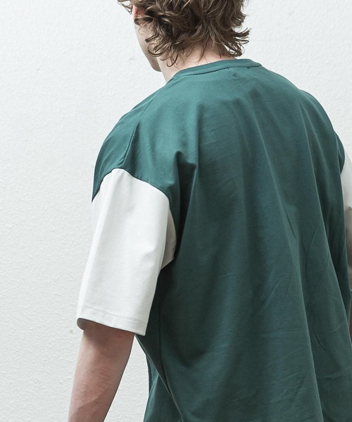 SLICK(スリック)の「マルチポケットスウィッチTシャツ(Tシャツ/カットソー・メンズ・ブラック/グリーン/アイボリー・1/2/3)」の22枚目の写真