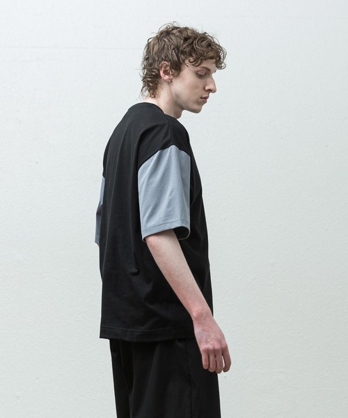SLICK(スリック)の「マルチポケットスウィッチTシャツ(Tシャツ/カットソー・メンズ・ブラック/グリーン/アイボリー・1/2/3)」の12枚目の写真