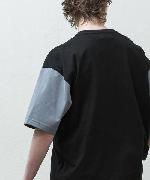 SLICK(スリック)の「マルチポケットスウィッチTシャツ(Tシャツ/カットソー・メンズ・ブラック/グリーン/アイボリー・1/2/3)」の15枚目の写真