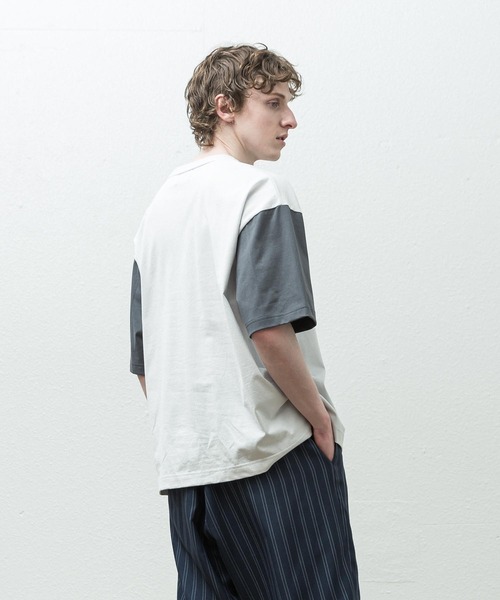 SLICK(スリック)の「マルチポケットスウィッチTシャツ(Tシャツ/カットソー・メンズ・ブラック/グリーン/アイボリー・1/2/3)」の5枚目の写真