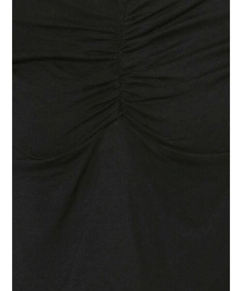 EMODA(エモダ)の「ギャザーポイントコンパクトトップ(Tシャツ/カットソー・レディース・ブルー/ブラック/ホワイト・FREE)」の19枚目の写真