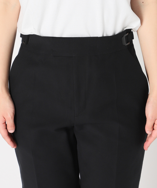 AP STUDIO（エーピーストゥディオ）の「ソリッドコットンキュプラパンツ（その他パンツ・レディース・ブラック・36/38）」の16枚目の写真