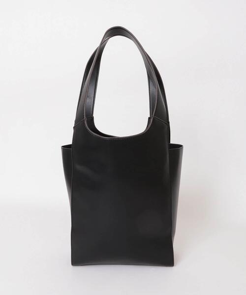 SENSE OF PLACE by URBAN RESEARCH（センスオブプレイスバイアーバンリサーチ）の「A4クリテトートバッグ（ショルダーバッグ・レディース・ライトブルー/アイボリー/イエロー/ブラック・ONE）」の6枚目の写真