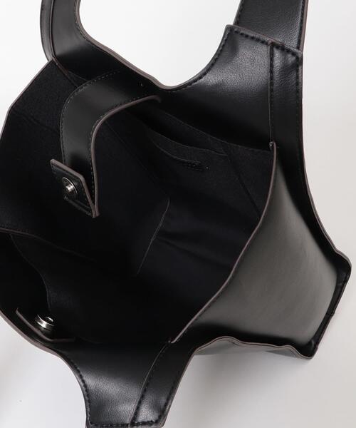 SENSE OF PLACE by URBAN RESEARCH（センスオブプレイスバイアーバンリサーチ）の「A4クリテトートバッグ（ショルダーバッグ・レディース・ライトブルー/アイボリー/イエロー/ブラック・ONE）」の8枚目の写真