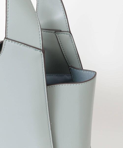 SENSE OF PLACE by URBAN RESEARCH（センスオブプレイスバイアーバンリサーチ）の「A4クリテトートバッグ（ショルダーバッグ・レディース・ライトブルー/アイボリー/イエロー/ブラック・ONE）」の14枚目の写真