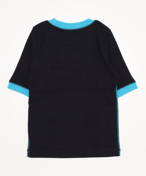 ADAM ET ROPE'（アダムエロペ）の「【WEB限定】バイカラープルオーバー（Tシャツ/カットソー・レディース・ブルー系その他/ホワイト系その他/ホワイト系その他3/グリーン系その他・FREE）」の22枚目の写真