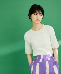 ADAM ET ROPE' | 【WEB限定】バイカラープルオーバー(Tシャツ/カットソー)