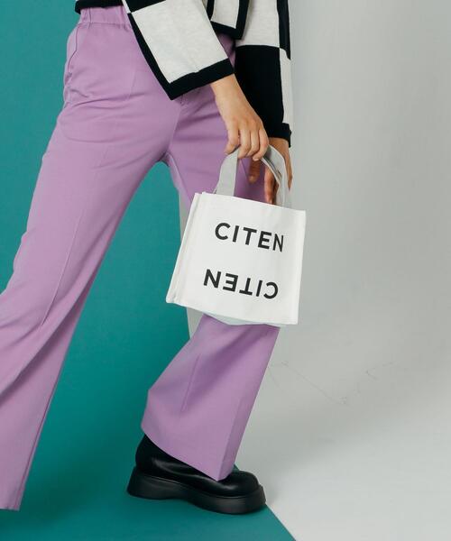 CITEN（シテン）の「＜CITEN＞ロゴ ステートメント バッグ S（トートバッグ・レディース・ホワイト/グレー/ライム/マスタード/その他1/ライトピンク/ロイヤルブルー/シャーベット/コバルトブルー/その他2/オレンジ・FREE）」の12枚目の写真