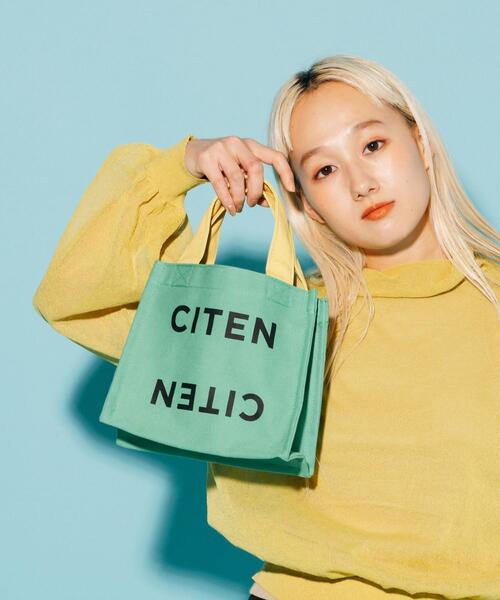 CITEN（シテン）の「＜CITEN＞ロゴ ステートメント バッグ S（トートバッグ・レディース・ホワイト/グレー/ライム/マスタード/その他1/ライトピンク/ロイヤルブルー/シャーベット/コバルトブルー/その他2/オレンジ・FREE）」の16枚目の写真