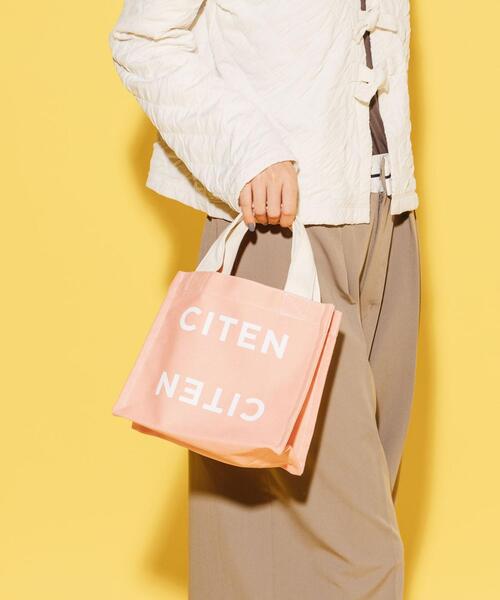 CITEN（シテン）の「＜CITEN＞ロゴ ステートメント バッグ S（トートバッグ・レディース・ホワイト/グレー/ライム/マスタード/その他1/ライトピンク/ロイヤルブルー/シャーベット/コバルトブルー/その他2/オレンジ・FREE）」の19枚目の写真