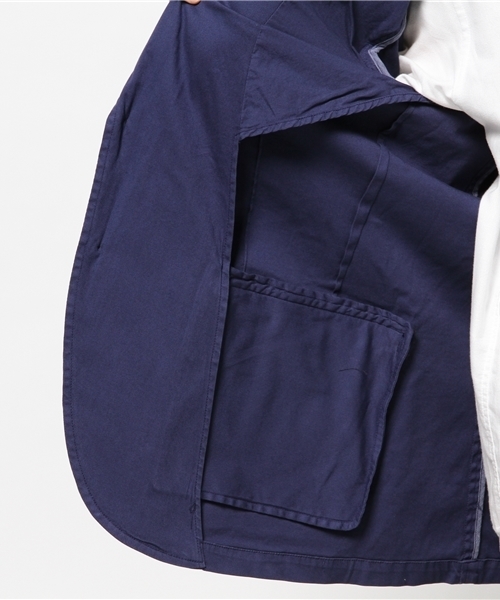 ivory court（アイボリーコート）の「◆コットン ツイルガーメントジャケット（テーラードジャケット・メンズ・ベージュ/ネイビー/ブルー系その他・40/38）」の16枚目の写真